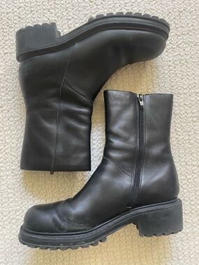 EUC Sam & Libby Mid-Calf Boots | Minimalist Classic Pull-On Boots